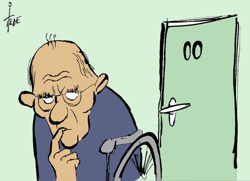 Cartoon: Null Null (medium) by tiede tagged schäuble,schwarze,null,schäuble,schwarze,null