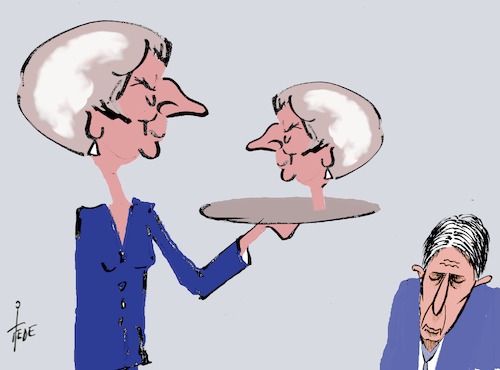 Cartoon: ohne Worte (medium) by tiede tagged hamlet,theresa,may,brexit,tiede,cartoon,karikatur,hamlet,theresa,may,brexit,tiede,cartoon,karikatur