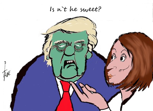 Pelosi   and Trump