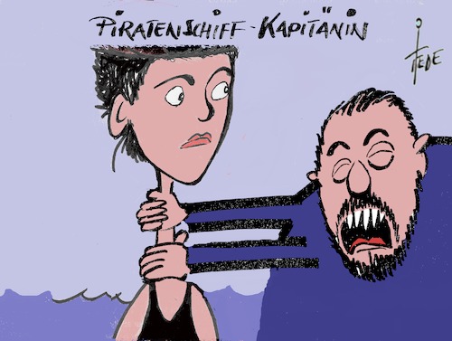 Rackete -Salvini Rackete -Salvini