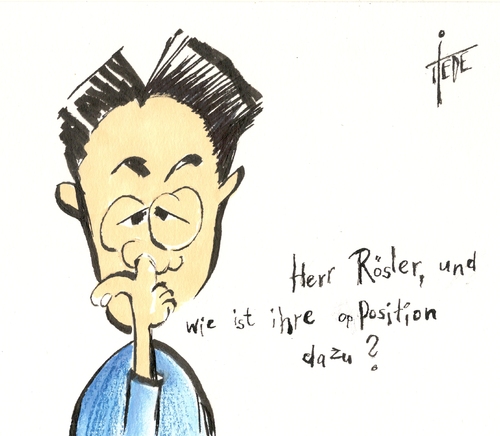 Cartoon: Rösler (medium) by tiede tagged karikatur,cartoon,tiedemann,joachim,tiede,fdp,brüderle,phillip,rösler,rösler,phillip,brüderle,fdp,tiede,joachim,tiedemann,cartoon,karikatur