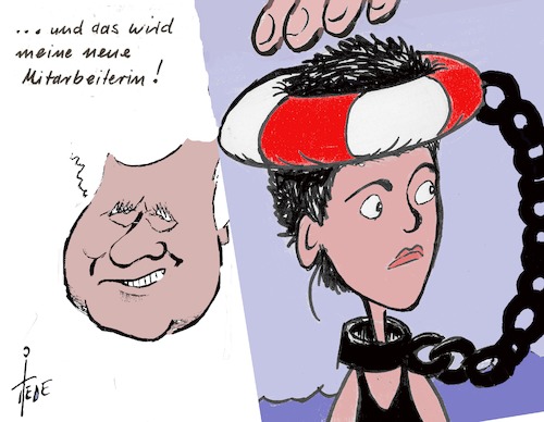 Cartoon: Seehofer 2.0 (medium) by tiede tagged seehofer,migration,csu,seenotkapitänin,rackete,mittelmeer,tiede,cartoon,karikatur,seehofer,migration,csu,seenotkapitänin,rackete,mittelmeer,tiede,cartoon,karikatur