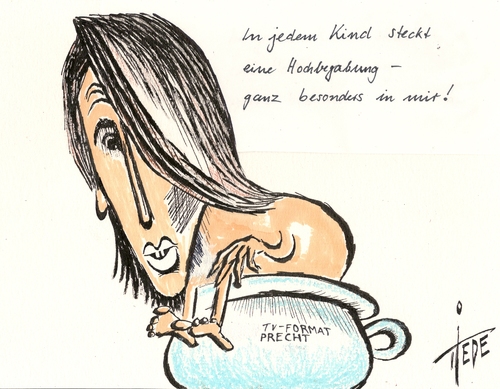 Cartoon: Prechts  heisse Luft (medium) by tiede tagged karikatur,cartoon,tiedemann,joachim,tiede,safranski,sloterdijk,lernen,schule,bildung,begabung,hirnforschung,hüther,philosophie,tv,precht,david,david,precht,tv,philosophie,hüther,hirnforschung,begabung,tiede,joachim,tiedemann,cartoon,karikatur