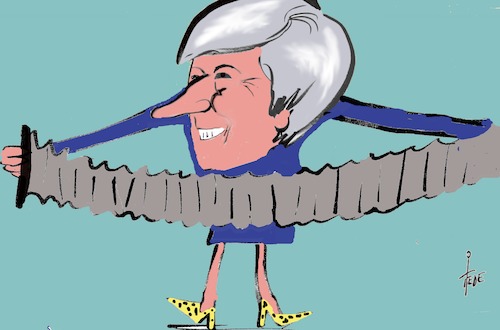 Cartoon: Ziehharmonika Spiel (medium) by tiede tagged theresa,may,brexit,verlängerung,oktober,eu,tiede,cartoon,karikatur,theresa,may,brexit,verlängerung,oktober,eu,tiede,cartoon,karikatur