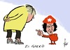 Cartoon: Alexis Tsipras (small) by tiede tagged alexis,tsipras,elgreco,merkel,euro,eu,cheguevara,che