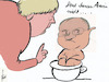 Cartoon: Denk daran Armin (small) by tiede tagged laschet,merkel,wahlen,klimawandel,tiede,cartoon,karikatur