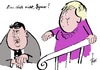 Cartoon: Dinner mit Sigi (small) by tiede tagged sigmar,gabriel,angela,merkel,dinner,for,one,tiede,tiedemann,cartoon,karikatur