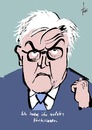 Cartoon: Frank Steinmeier (small) by tiede tagged frank,steinmeier,angela,merkel,gabriel,tiede,cartoon,karikatur,tiedemann