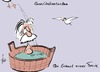 Cartoon: Gravitationswellen (small) by tiede tagged albert,einstein,gravitationswellen,gravitation,urknall,universum,relativitätstheorie,cartoon,karikatur,tiede