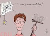 Cartoon: Kramp-Karrenbauer (small) by tiede tagged kramp,karrenbauer,cdu,generalsekretärin,tiede,cartoon,karikatur