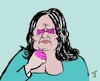 Cartoon: Nahles (small) by tiede tagged andrea,nahles,spd,fraktionsvorsitzende,tiede,cartoon,karikatur