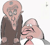 Cartoon: ohne Worte (small) by tiede tagged merz,altmaier,wirtschaftsminister,tiede,cartoon,karikatur