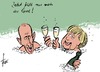 Cartoon: Putin und Merkel (small) by tiede tagged putin,merkel,minsk,ukraine,hollande,poroschenko,gerd,schröder,gazprom
