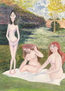 Cartoon: Renoir was soll die Tussi hier? (small) by tiede tagged renoir impressionismus malerei aktmodell carla bruni cartoon sarkozy