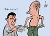 Cartoon: Tsipras besucht Putin (small) by tiede tagged tsipras,putin,schuldenkrise,griechenland