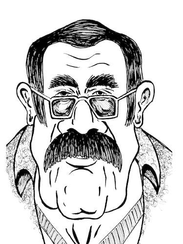 Cartoon: Ghunther Grass - writer (medium) by Guto Camargo tagged writer,author,german,caricature,nobel,prize