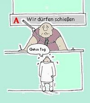 Cartoon: Empfang im Jobcenter (medium) by michaskarikaturen tagged harz4,jobcenter