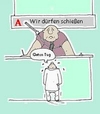Cartoon: Empfang im Jobcenter (small) by michaskarikaturen tagged harz4,jobcenter