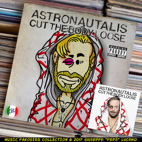 Cartoon: Astronautalis - Cut the Body Loo (medium) by Peps tagged astronautalis,cut,the,body,loose