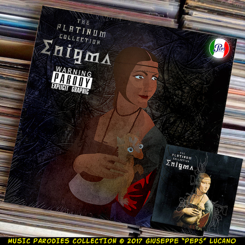 Cartoon: Enigma - The Platinum Collection (medium) by Peps tagged enigma,the,platinum,collection