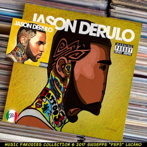 Cartoon: Jason Derulo - Tattoos (medium) by Peps tagged jason,derulo,tattoos