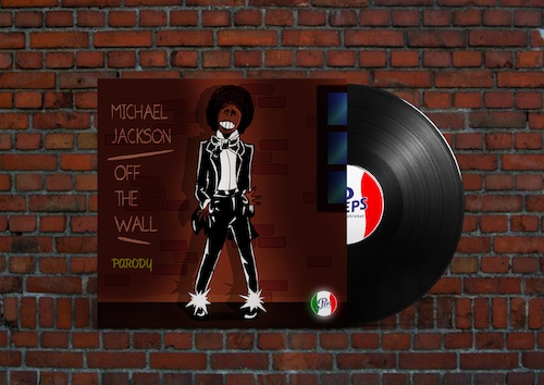 Cartoon: Michael Jackson - Off The Wall (medium) by Peps tagged michael,jackson,off,the,wall