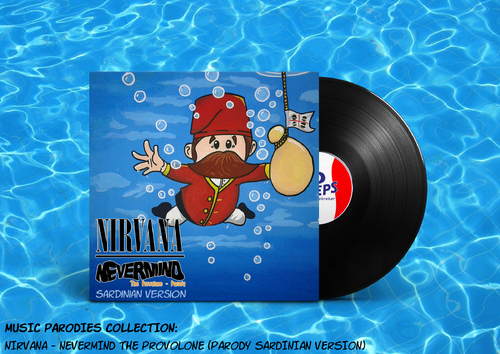 Cartoon: Nirvana Sardinian Parody (medium) by Peps tagged sardinian,nirvana,kurt,cobain,grunge