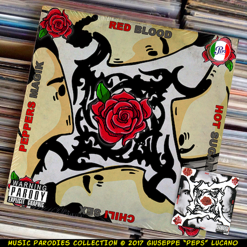 Cartoon: Red Hot Chili Peppers - Blood Su (medium) by Peps tagged red,hot,chili,peppers,blood,sugar,magik