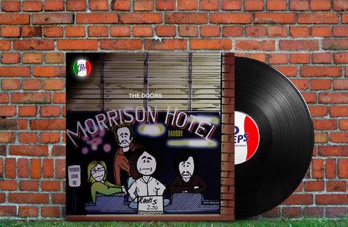 Cartoon: The Doors - Morrison Parodies (medium) by Peps tagged doors,jimmorrison,psichedelic