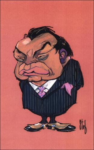 Cartoon: Movie Caricatures 6 (medium) by Stef 1931-1995 tagged movie,caricature,hollywood