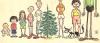 Cartoon: King family Christmas card (small) by Stef 1931-1995 tagged christmas,card