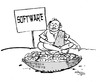 Cartoon: indian market (small) by shyamjagota tagged indian,cartoonist,shyam,jagota