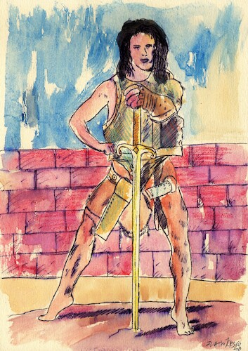Cartoon: Alica in Wunderland (medium) by Zlatko Iv tagged templar,kunst,security,liebe,love,fetish,comic,hand,traume