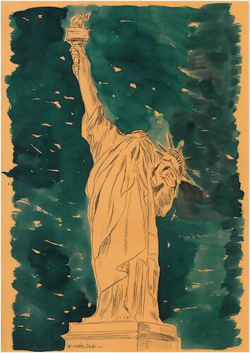 Cartoon: America (medium) by Zlatko Iv tagged america,freedom,love,gender,fly