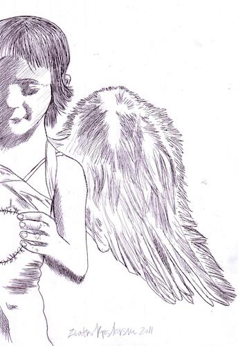 Cartoon: Angels (medium) by Zlatko Iv tagged ukraine