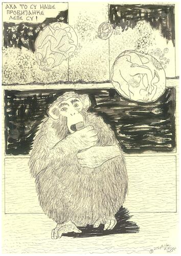 Cartoon: Atom (medium) by Zlatko Iv tagged kunst,natura,culture,kult,love,collector,hertz,zum,climate