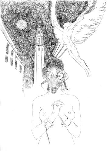 Cartoon: Klima-x (medium) by Zlatko Iv tagged protest,balkan,fantasy
