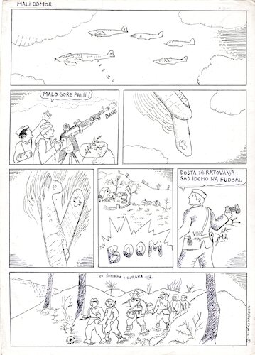 Cartoon: Das Partizanen (medium) by Zlatko Iv tagged collector,book,colection,love,man,dreamer,deutschland,usa,collection,berlin,komedy,munchen,poland,doll,coffe,pause,studio,gender,homo,liebe,partizanen