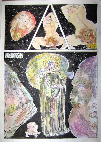 Cartoon: NASA1 (medium) by Zlatko Iv tagged space,nasa,since,fiction,love,popart,danke,hertz