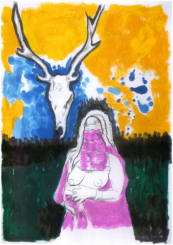 Cartoon: Tarot1 (medium) by Zlatko Iv tagged circus,business,climate,ecology,blitz,danke,sterne,love,gastronomy,kunst,clima,red,pink,hertz,mask,jubilee,cirk,wochenstart,tarot,bravo,bible
