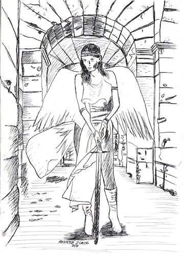 Cartoon: Templar (medium) by Zlatko Iv tagged engel,party,erotic,show,balkan,sport,liebe,love,kultur,art