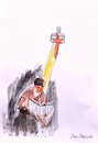 Cartoon: Esoterie (small) by Zlatko Iv tagged collector,book,colection,love,man,dreamer,berlin,deutschland,usa,collection,magic,danke,kulture,religie