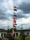 Cartoon: Flags (small) by Zlatko Iv tagged europe,stern,blitz,neu,danke,hertz,baby,engel,migrant,travel,border,balkan,borders,exit,family,order,world,politic,kulture,flag,wind