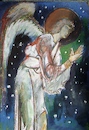 Cartoon: Frohe Ostern (small) by Zlatko Iv tagged frohe,ostern,easter,pray,danke,blue,stern,moon