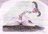 Cartoon: Geist (small) by Zlatko Iv tagged geit,zirkus,danke,book,zeitung,wunder,liebe,manuskript