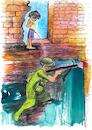Cartoon: Israel (small) by Zlatko Iv tagged israel,war