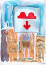 Cartoon: Stop!Nude! (small) by Zlatko Iv tagged nude,beach,danke,eros,tanatos,mode,neu,wandern,wunderkind,kamerad