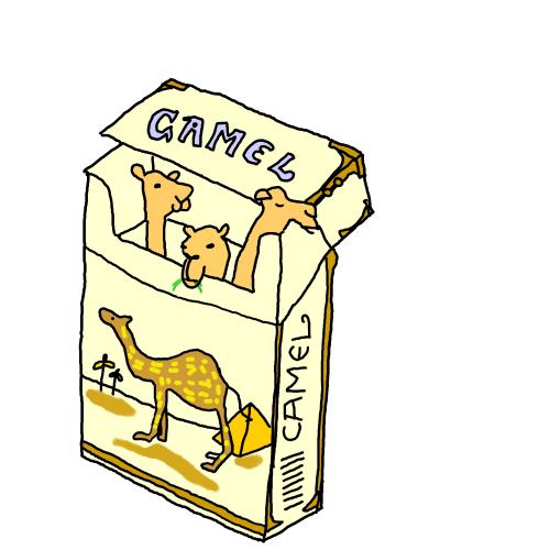 Cartoon: camels (medium) by mfarmand tagged camel,cigarettes