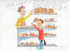 Cartoon: Beim Bäcker (small) by Denno tagged brotscheiben