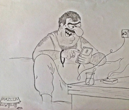 Cartoon: h6-1 (medium) by mazoo tagged bay,tüysüz
